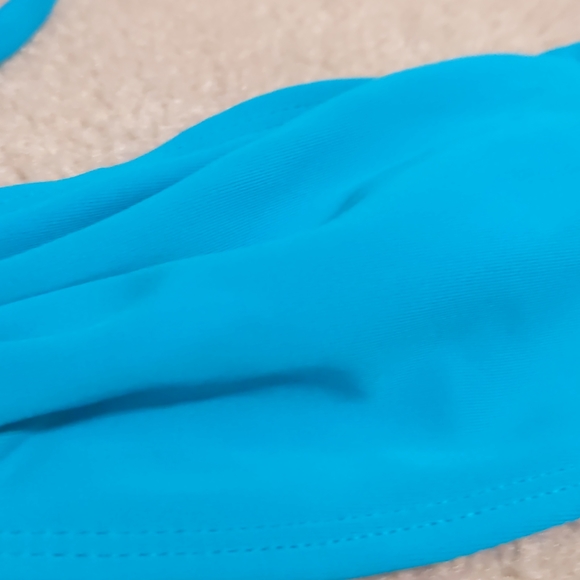 New anemone brand turquoise halter bikini top - Picture 3 of 3